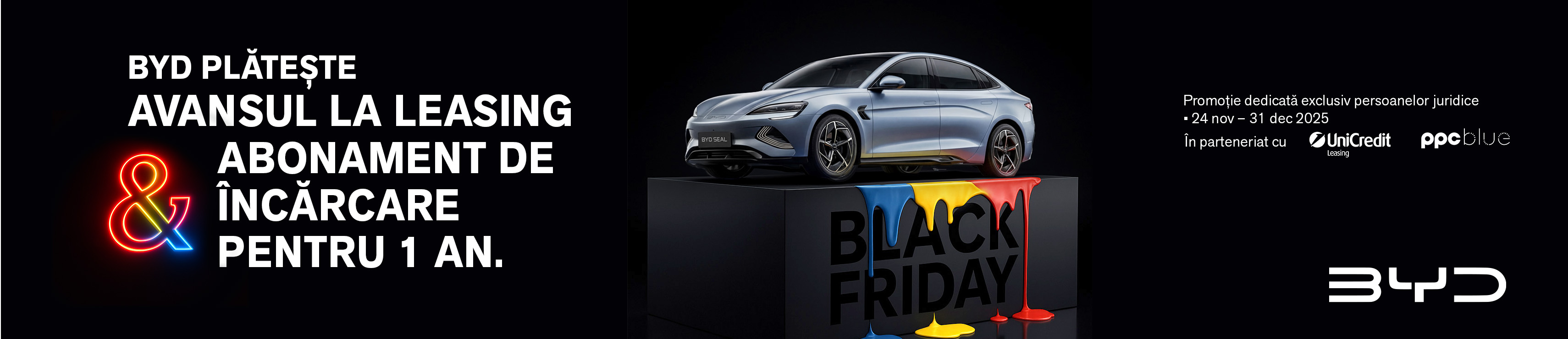 BYD plătește avansul tău la leasing